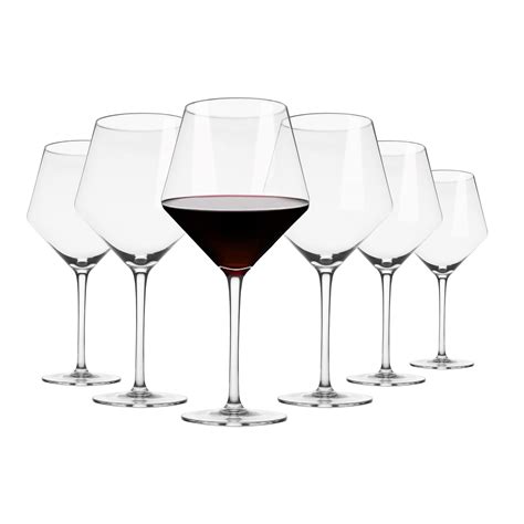 Buy Sipologie Burdy Large Wine Glass Hand Blown Lead Free Crystal Glass Ultra Thin Rim Long