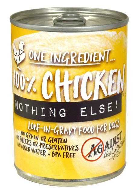 Others may never get used to indoor living. Against the Grain Nothing Else Grain Free One Ingredient 100% Chicken Canned Dog Food | PetFlow