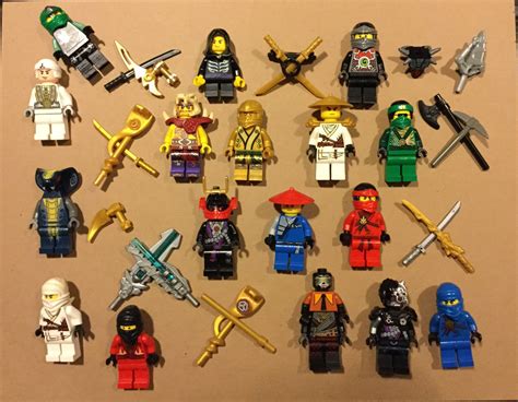 Building Toys Minifigures 2 RANDOM NEW LEGO NINJAGO MINIFIG LOT