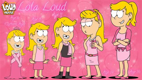 Lola Loud Age Chart My Version By Luxojr888 On Deviantart