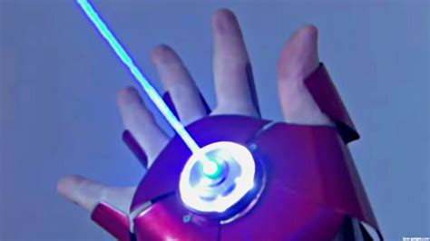 Watch Working Iron Man Glove Fires Lasers Shoots Shells Scitech