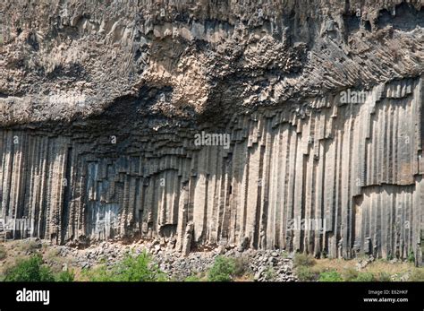 Interlocking Basalt Columns Garni Gorge Armenia Stock Photo Alamy