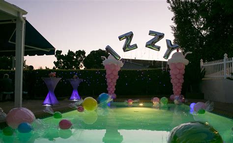 sweet sixteen pool party ideas