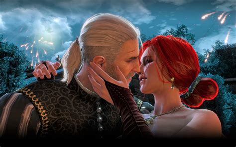 The Witcher Romance Yennefer Triss And All Other Romance Options For Geralt Guide Push