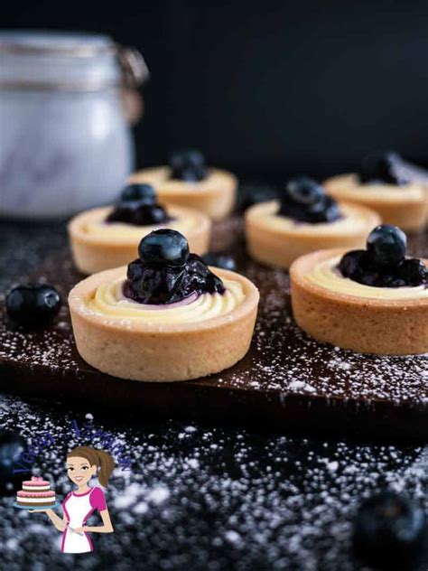 Mini Blueberry Cream Cheese Tarts Recipe Veena Azmanov