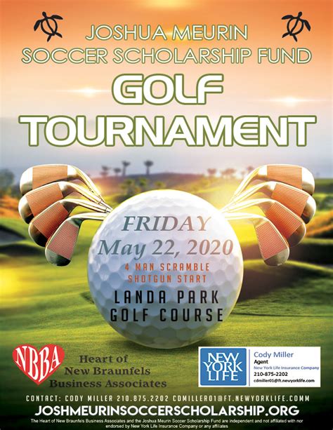 Golf Tournament Joshua Meurin Soccer Scholarship Memorial Fund