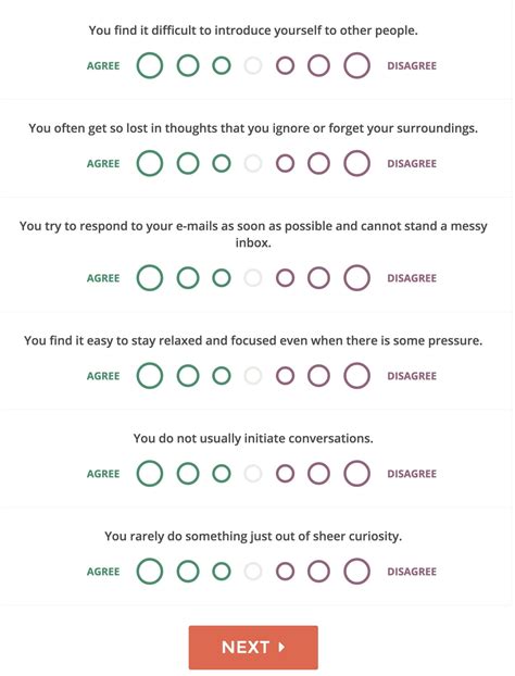 personality test printable myers briggs