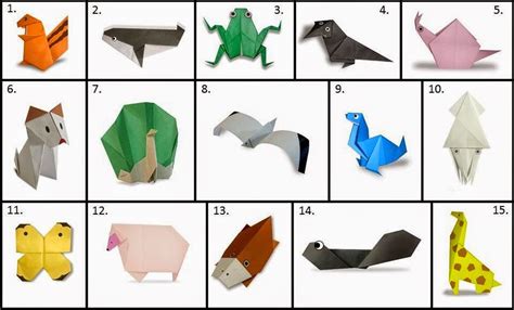 Make Easy Origami Animals Art Projects Craft Ideas