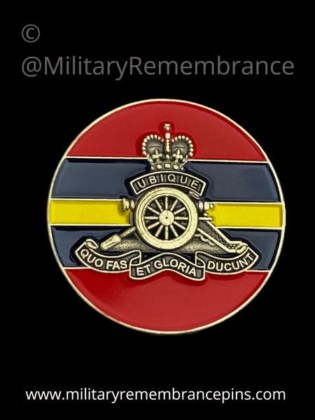 Royal Artillery Colours Lapel Pin Military Remembrance Pins