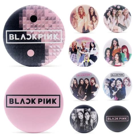 Korean Kpop Blackpink Album Brooch Pin Badge Accessories For Clothes Hat Backpack Decoration In