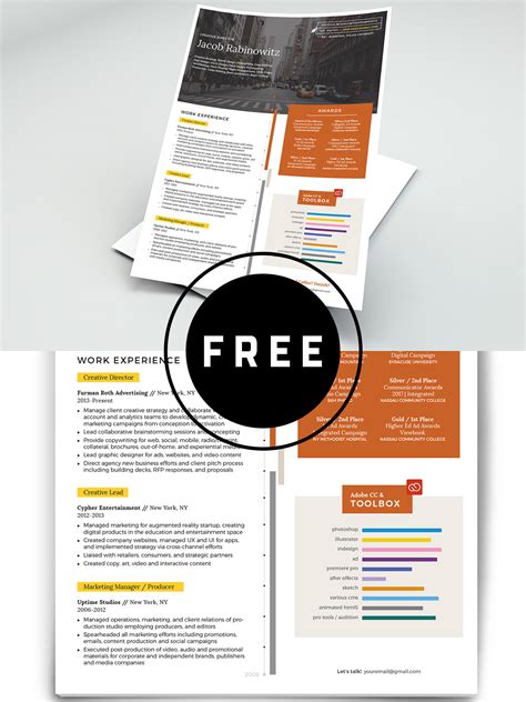 98 Awesome Free Resume Templates For 2019 Creativetacos