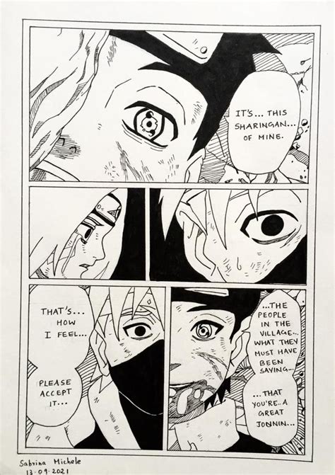 Naruto Manga Panel Drawing
