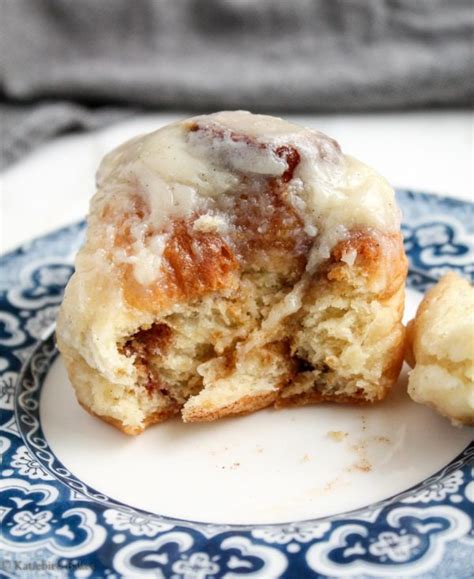 For the cream cheese icing: Cinnamon Rolls with Cream Cheese Icing - Katiebird Bakes