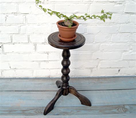 Rustic Wood Plant Stand