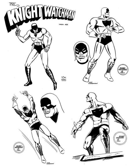 THE KNIGHT WATCHMAN THROUGH THE YEARS The Knight Watchman Official Site Big Bang Comics