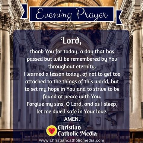 Evening Prayer Catholic Saturday 9 21 2019 Christian Catholic Media