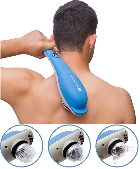 Theraflow Deep Tissue Percussion Massager Back Massager Handheld Muscle Relief For Shoulder
