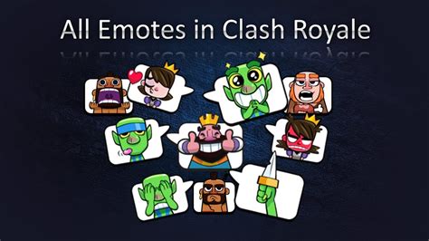 Clash Royale All New Emotes And Emojis 08 2018 Outdated New