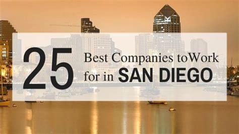 25 Best Companies To Work For In San Diego