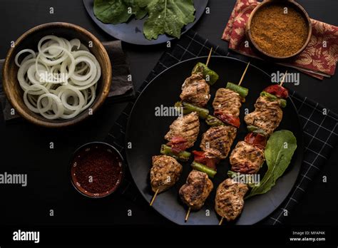 Chicken Shish Kebab Is A Turkish Cuisine Dish Of Skewered And Grilled