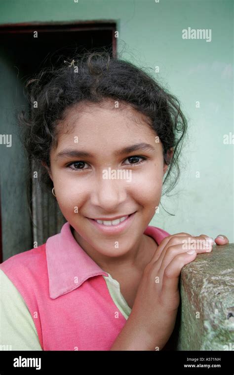 Painet Ja Venezuela Girl Teen Castano Remote Village Hills Stock