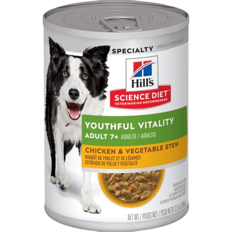 Hills Science Diet Adult 7 Youthful Vitality Chicken And Vegetable