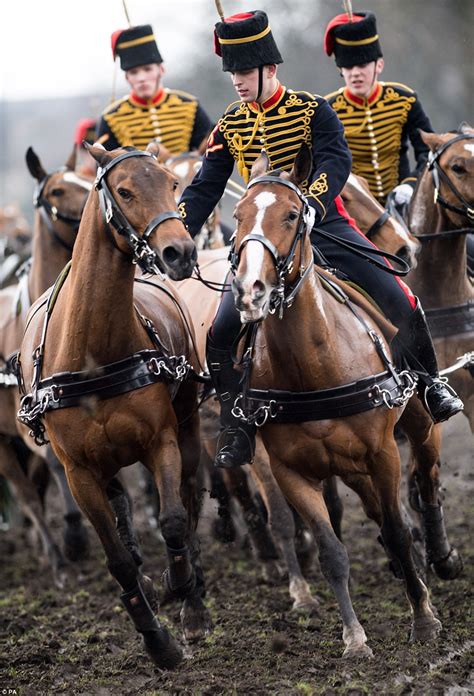 The Kings Troop Royal Horse Artillery Inspected In Woolwich Park