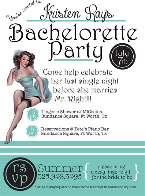 Printable Pinup Girl Bachelorette Party Invitation Sexy Bachelorette Invites Etsy