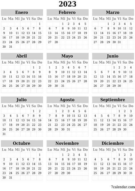 Calendario 2023 En Pdf ¡nacional De Carnes