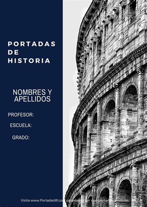 Portadas De Historia Las Mejores Portadas En Word