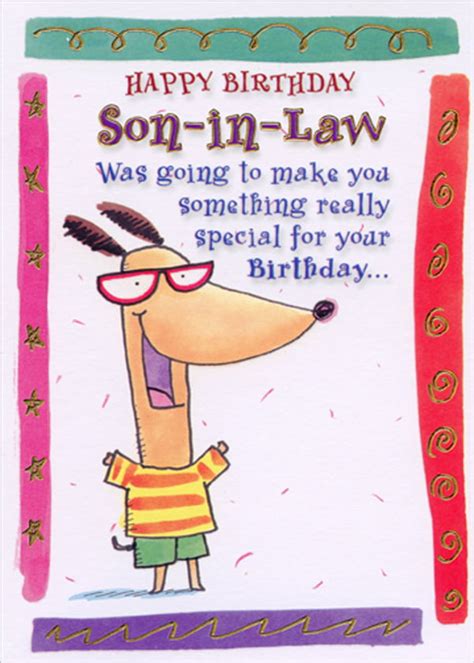 Designer Greetings Dog With Striped Shirt And Red Glasses Funny