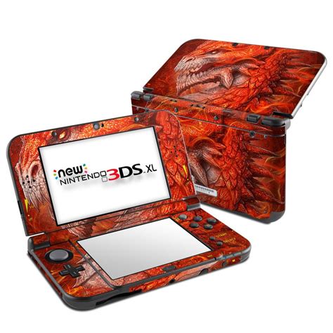 Nintendo New 3ds Xl Skin Flame Dragon By Kerem Beyit Decalgirl