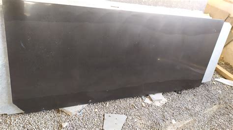 Polished Finish Black Plain Basalt Marble Stone Thickness 18 Mm Size