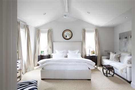 How to decorate rooms with slanted ceilings or walls. Vaulted Ceiling Bedroom - Transitional - bedroom - Ashley ...
