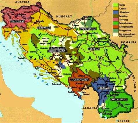 Mapa De Yugoslavia Ama