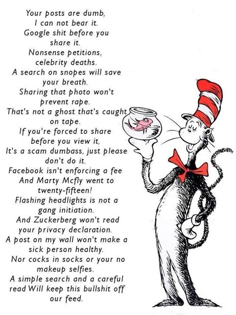 Dr Seuss On Facebook Posts 9gag