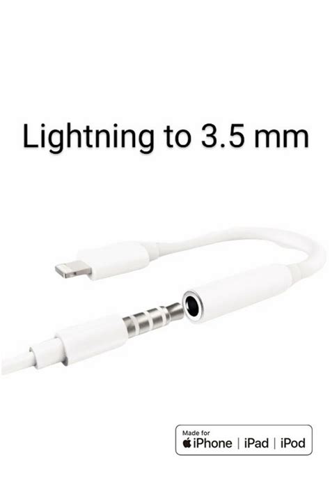 Genuine Apple Lightning To 35mm Headphone Jack Adapter A1749 Mfi