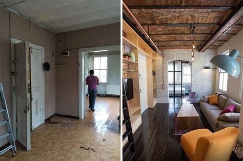 Before After An Apartment Makeover Inside An Old Building