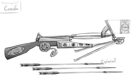 Crossbow Sketch At Explore Collection Of Crossbow