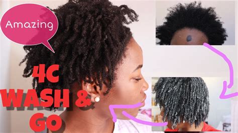 How To Wash N Go On African 4c Natural Hair Ft Afrobotanics South