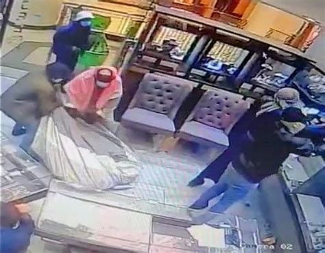 Watch Shots Fired As Gunmen Storm Jewellery Store In Durban One