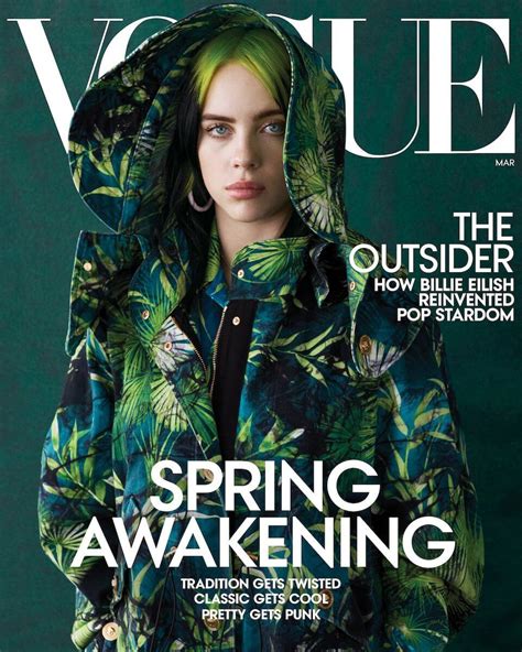 Your support inspires me.hope you enjoy the celebrity videos i created.follow for more daily content.#celebrityeveryday #celebrity #celebritysurprises. Billie Eilish - Vogue Magazine, March 2020 Issue in 2020 ...