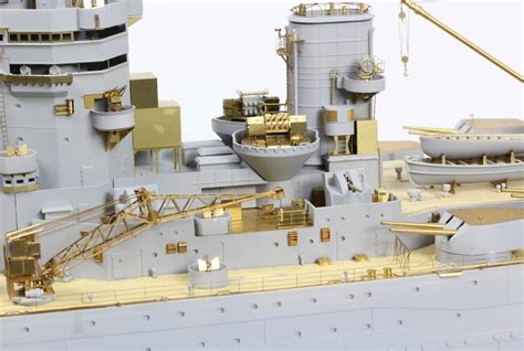 1200 Hms Rodney Battleship Super Detail Set For Trumpeter 03709