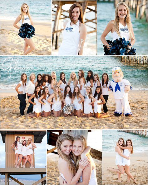 Newport Harbor High School Cheer Squad 2014 Cheer Beach Pier High