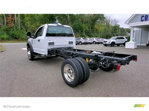 2022 Oxford White Ford F550 Super Duty Xl Regular Cab 4x4 Chassis