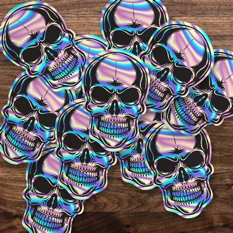 Custom Circle Hologram Stickers Branded Stickers Thank you | Etsy