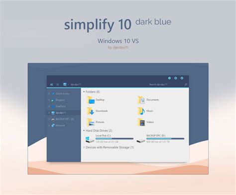Windows 10 Blue Theme