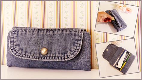 DIY Denim Wallet Out Of Old Jeans How To Make Your Own Wallet At Home