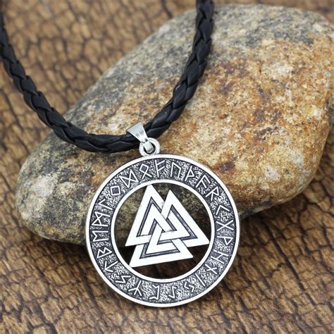 Viking Amulet Men Necklace Scandinavian Odin S Symbol Norse Viking