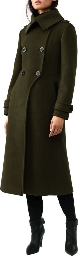Mackage Elodie Double Breasted Military Maxi Coat Shopstyle
